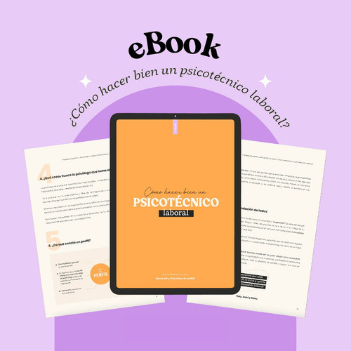 Ebook Cómo Hacer Bien Un Psicotécnico Laboral (currículum) 0