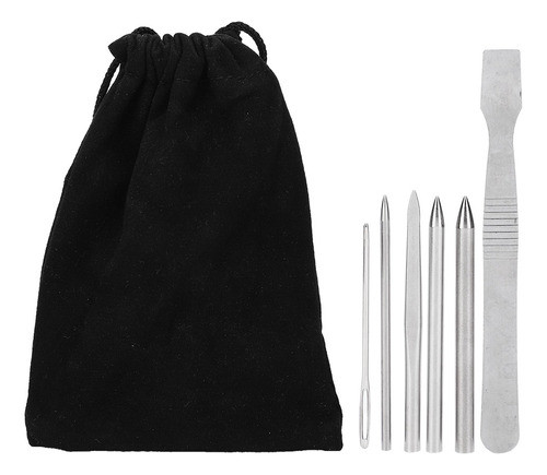 Bracelete De Aço Inoxidável Diy Umbrella Rope Needles, 6 Peç 0