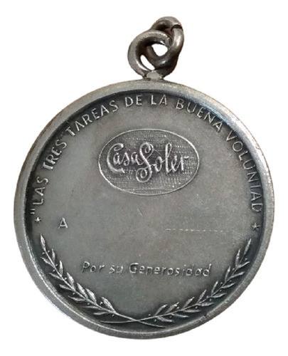 Eb+ Medalla Casa Soler - Campana De La Buena Voluntad 1