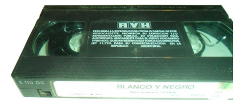 Vhs Blanco Y Negro ( Fade To Black) 0