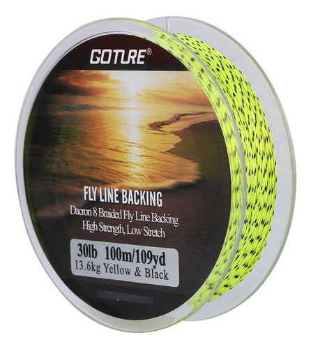 Goture Dacron Sedal 30 Lb 109 Yd Amarillo/negro 1