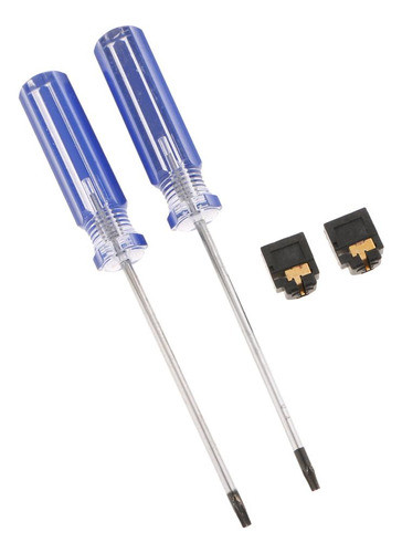 2x 3. Conector De De Ouvido Com Porta De 5 De Fenda Para 0