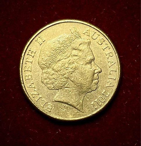 Moneda 1 Dólar Australia 2011 Km 489 Elizabeth 2 Canguros 1
