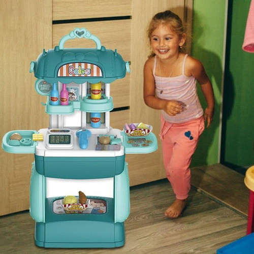 Set Juego Supermercado Compras Niño Infantil Valija Clicshop 1