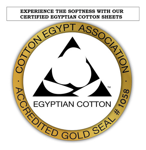Sabanas De Algodon Egipcio Threadmill Para Cama King Size | 1