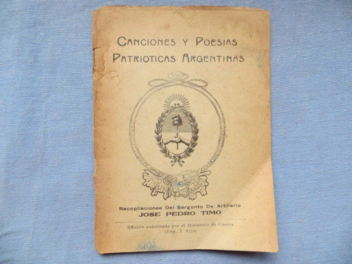 Canciones Y Poesias Patrioticas Argentinas Timo ( Perón) 0