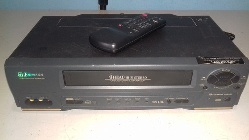 Videocassete Emerson 6head, Modelo Ewv 601b (revisado) 0
