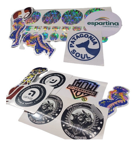 Etiquetas Autoadhesivas Calcos Stickers Vinilos Opp Pvc 0