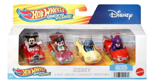 Hot Wheels Racerverse Vehículo Disney X4 - Mosca 0