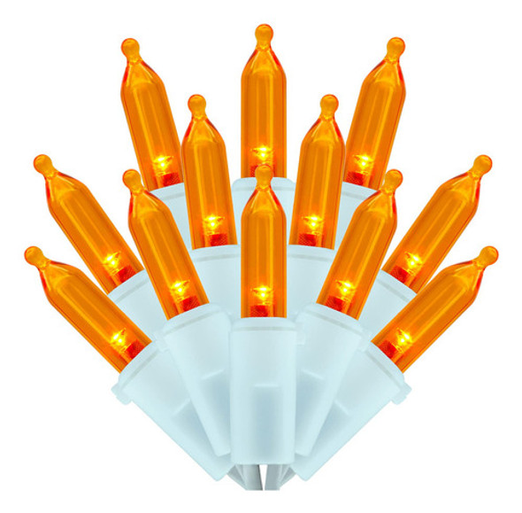 Sweet Shine Luces Led De Navidad Naranjas, 66 Pies, 200 Unid 0