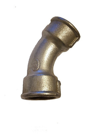 Curva Hh 45º Galvanizado 1 Pulgada 0