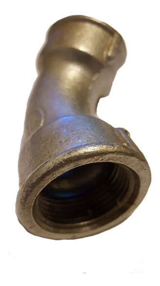 Curva Hh 45º Galvanizado 1 Pulgada 1