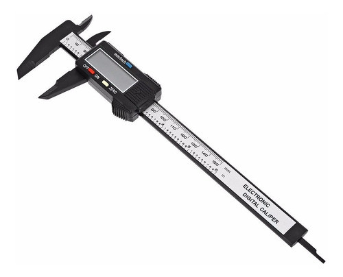Calibre Fibra De Carbono Digital Display Numeros Grandes 1