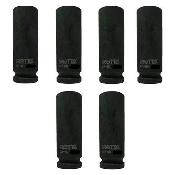 Kit Soquete De Impacto Sextavado Enc, 1/2  17-18-19-24-27-30 0 Kit Soquete De Impacto Sextavado Enc, 1/2  17-18-19-24-27-30 0