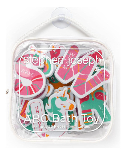 Stephen Joseph, Floating Abc Foam Bath 35-piece Toy Set, (sj 1