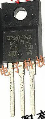 Stps20lcd60c Diodo Schottky Doble 60v 2x10a To-220f 0