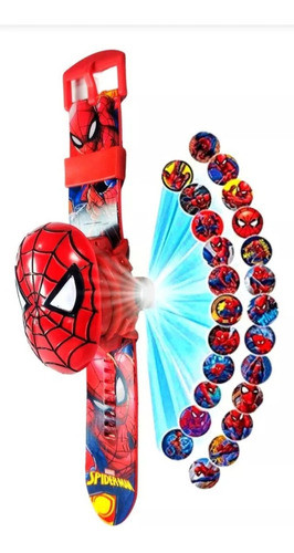Reloj Spiderman Proyector Infantil 24 Imagenes 0