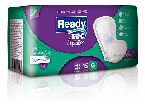 Ready Sec Apósitos G X15 Unidades 0