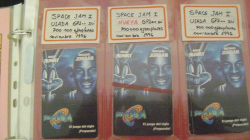 Tarjeta Telefonica Coleccion Telecom Peliculas Space Jam I N 0