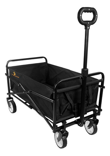 Carrinho De Carga Dobravel Techstore Preto Ate 75kg 1