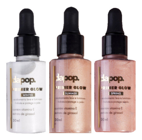 12 Primer Glow Com Vitamina E Dp2260 - Kit Dapop Atacado 0