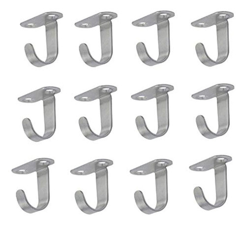 Xmhf Paquete De 10 Tornillos De Acero Inoxidable Ganchos De 0