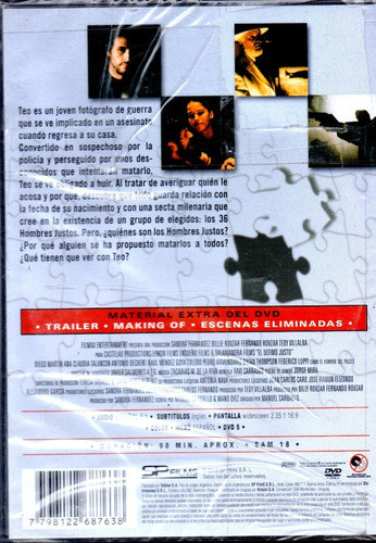 El Último Justo - Dvd Nuevo Original Cerrado - Mcbmi 1