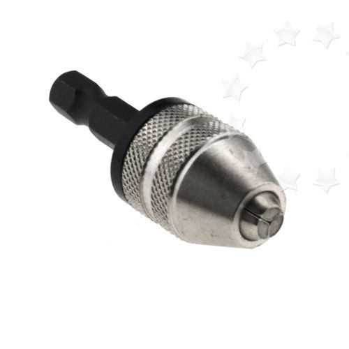 Nuevo 1/4 '' Pulgadas Taladro Sin Llave Portabrocas Rápido C 0