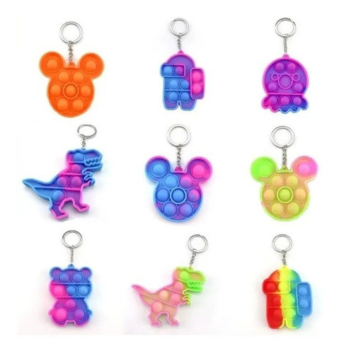 Popit Fidget Juego Sensorial Llavero Ansiedad Estres Descarg 0