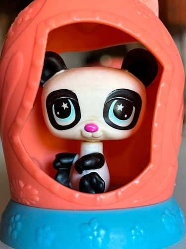 Littlest Pet Shop Panda Con Casita / Llavero 1