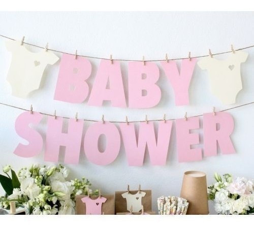 Letras Y Body En Cartulina Baby Shower Fiesta Cotillón 0
