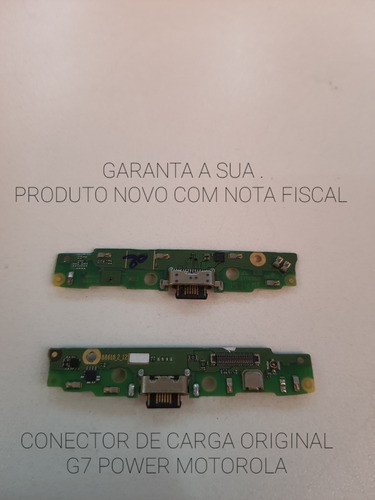 Conector De Carga Original Integrado Moto G7 Power - Oferta 0