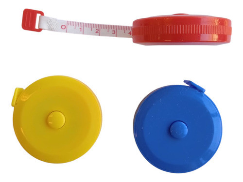Centimetro Retractil- Venta Por 3 Unidades. Varios Colores 0