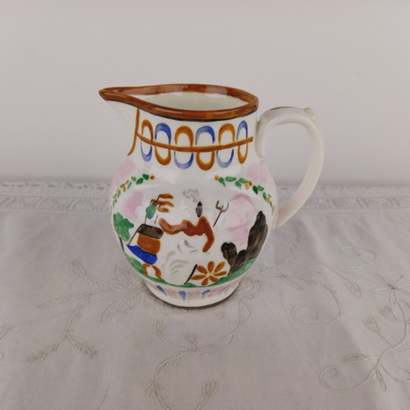 Jarra Paragon Porcelana Inglesa Antigua Pintada Mirala 0
