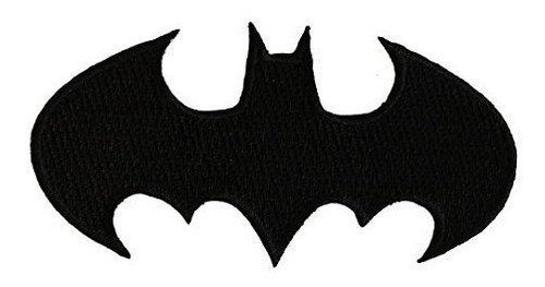 Aplicacion Batman Die-cut Black Logo Patch 0