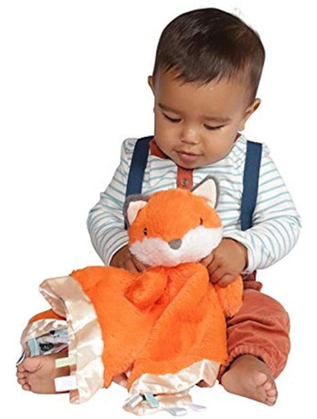 Manhattan Toy Fairytale Snuggle Fox Blankie Ultrasuave Calma 1