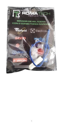 Sensor Heladera Ambiente 10k Con 2conectores Rapidos 1