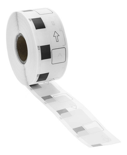Rollo Dk 1221 23x23 Mm 1000 Etiquetas Autoadhesiva Ql 0