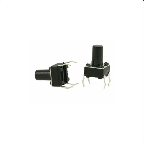 Lote 50 X Tact Switch 6x6x10mm 4 Pin Itytarg 0