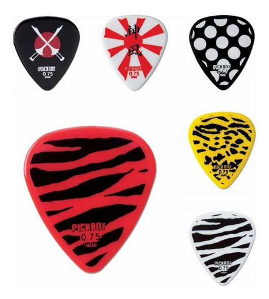 Pickboy Heavy Metal Mix Pak, Celltex, 0,75 Mm, 10 Púas 0