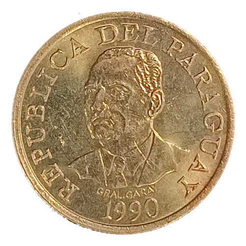 Paraguay 10 Guaranies 1990 Sc Km 178 Fao Vaca 1