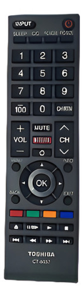 Nos Nuevo Marca Toshiba Lcd De Control Remoto Ct-8037 Tv 58l 0