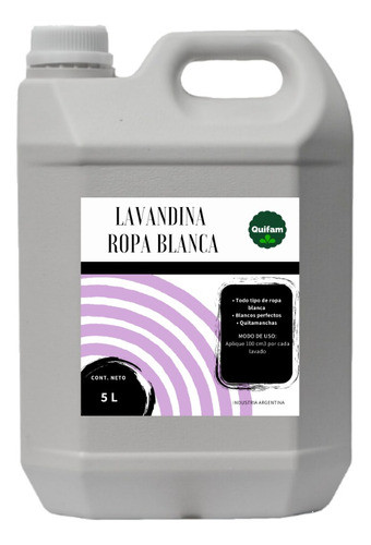 Blanqueador Ropa Blanca 5 L 0