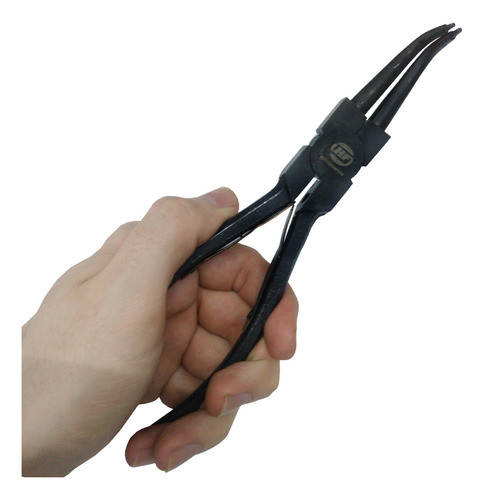 Alicate Para Aneis Interno Ponta Fixa Curvo 7,5- 10903003 Hf 1