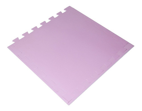 Tatame Tapete Eva 100x100x1cm 1x1 Metro 10mm Rosa Claro 0