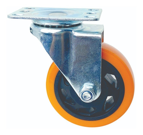 Rueda Base Gira Poliuretano Nucleo Poliolefina 100x32 130kg 0