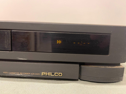Videocasetera Philco Vcr 2423 Funciona Con Detalle A Reparar 1