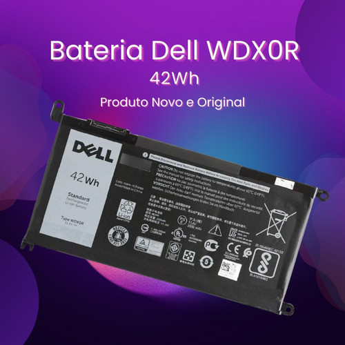 Bat_eria Original Wdx0r Dell Inspiron 7560 7460 7368 3crh3 1