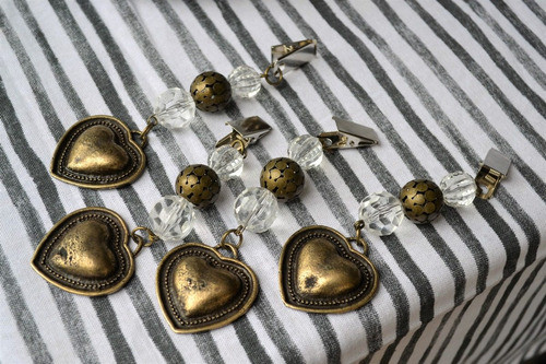 Set 4 Pesas Para Mantel Caireles Y Pompón Fieltro 1