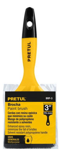 Brocha Uso General De 3´´ (75 Mm) - 21528 - Pretul 1